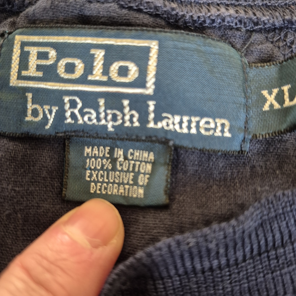 Polo by Ralph Lauren Blue and White Men's Shirt - Rare Find! 1235/375 - Picture 5 of 10